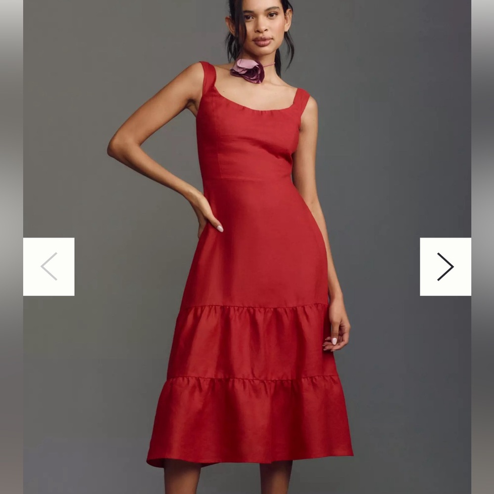 Reformation Kate linen dress in size 2 (brand new with tags)